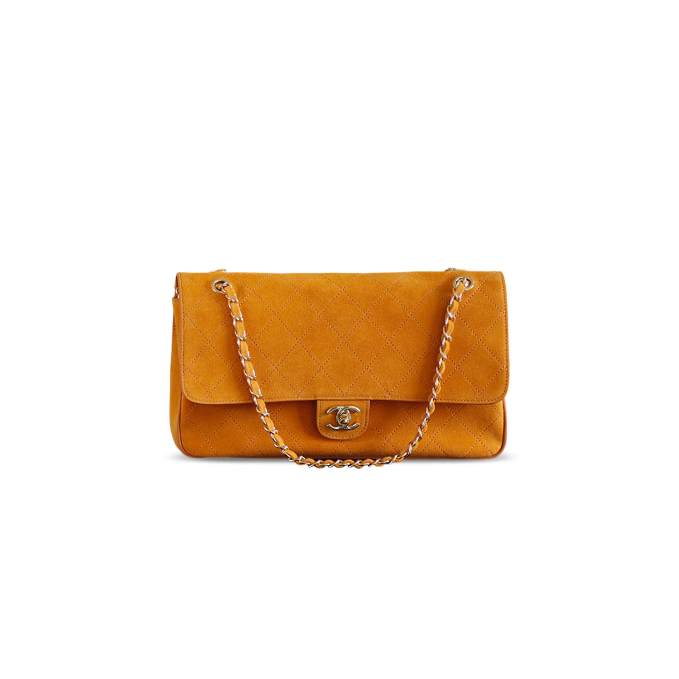 Ch**el master 26ss suede shoulder bag (33*18*8cm)